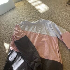 Kids Color Block Long Sleeve Shirt